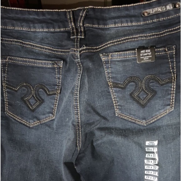 Buffalo blu David Bitton mid rise straight leg size 29 blue jeans - Picture 4 of 5